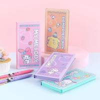 ราคา [มีโค้ดลดVDO] Sanrio สมุดโน้ตปกแข็งพกพา เส้นตาราง Pompompurin / Kuromi / My melody / Pochacco (24855592457)