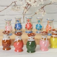 ราคา Vase แจกันดอกไม้เซรามิคขนาดเล็ก 3นิ้ว แพ็คคู่ แจกันหิ้งพระ (25660546432)