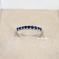 ราคา แหวนพลอยไพลิน ทับทิม ขนาด 1.8 มิล พลอยแท้ 100% แหวนเงินแท้ 92.5% จิวเวลรี่จากจันทบุรี (13996011926)