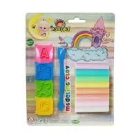 ราคา ดินน้ำมันปั้นสำหรับเด็ก 100 กรัม 8 สี+แม่พิมพ์ KidArt ไร้สารพิษ 1 กล่อง ( Modeling clay ) (9915467927)