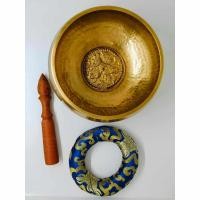 ราคา 17 cm Hand Hammer ⚒️ with Coin ขันทิเบต ขันวน ขันสมาธิ ขันสปา ระฆังสวดมนต์ ระฆังทิเบต singing bowl ขนาด ปากกว้าง 17 cm (26041258499)