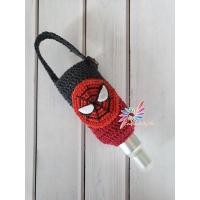ราคา Spiderman Hand Sanitizer Holder Handmade Crochet Knit Hand Sanitizer Wallet (13168664312)