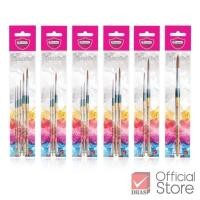 ราคา Master Art พู่กัน พู่กันหัวกลม ชุดเซ็ท รุ่นจิตรกรน้อย จำนวน 1 ชุด (548057391)