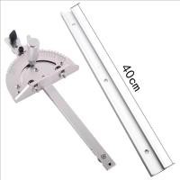 ราคา 1 PC Miter Gauge อลูมิเนียมสําหรับตารางเลื่อย Router Miter Gauge Sawing ประกอบไม้บรรทัด DIY งานไม้เครื่องมือ (57306470073)