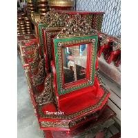 ราคา กระจกคันฉ่อง กระจกโบราณ กระจกมีลิ้นชัก (21820210539)