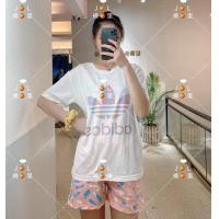 ราคา Adidas set ชุดเซ็ท ชุดลำลอง ชุดออกกำลังกาย เนื้อผ้านุม เด้ง (6041236342)