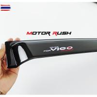 ราคา กันสาด 2 ประตู TOYOTA VIGO CHAMP year 2011-2021 สีดำ โตโยต้า วีโก้แชมป์ กันสาดรถยนต์ คิ้วกันสาด คิ้วกันฝน สีดำเข้ม (40125610265)
