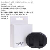 ราคา แท่นชาร์จ CHARGER DUAL CANON LP-E8 สำหรับ Canon EOS 550D 600D 650D 700D Kiss X4 X5 X6 Canon EOS Rebel T2i T3i T4i T5i ปร (24813025576)