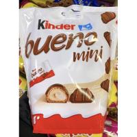 ราคา Kinder Bueno Mini คินเดอร์ บูเอโน่ มินิ เวเฟอร์ช็อกโกแลตสอดไส้ช็อกโกแลตเฮเซลนัท (13248661574)