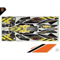 ราคา สติ๊กเกอร์ yamaha ttx แต่ง ปี 2014 รุ่น 2 สีดํา เหลือง (เคลือบเงา) (6037510757)