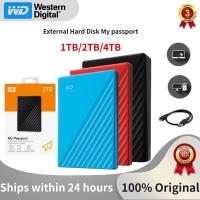 ราคา 1TB 2TB 4TB External Hard Disk WD My Passport USB3.0 HDD 2.5'' Portable hard drives (42279154641)