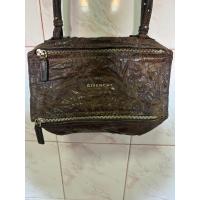 ราคา GIVENCHY Brown Wrinkled Sheepskin Leather Mini Pandora Bag uesd มือสอง ของแท้ สีน้ำตาล UNISEX ใช้ได้ทั้งผู้หญิง ผู้ชาย (57254654884)