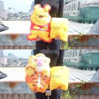 ราคา หมอนผ้าห่ม Pooh หมีพูห์ & Tigger ทิกเกอร์ 2D นุ่มนิ่ม 16นิ้ว (100x150cm) (815733138)