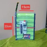 ราคา แบตลำโพงบลูทูธDIY ลิเธี่ยมฟอสเฟต. 6S 19.2V- 21.0V 15000mah แถมที่ชาร์จ 21.9v3a (25021123217)