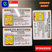 ราคา BEST SPONGEBOB EZ-LINK CARD STICKER / NFC CARD / SPONGEBOB DRIVING LICENSE ID (28733245236)