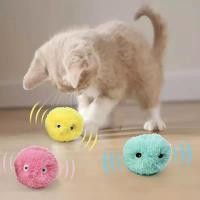 ราคา 3Pcs Interactive Ball Smart Cat Toys Plush Electric Catnip Training Toy Kitten Touch Sounding Pet Product Squeak Toy Bal (28012141547)