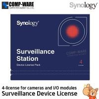 ราคา ใบอนุญาตกล้อง Synology Surveillance Device License Pack 4 (4 license for cameras and I/O modules) สำหรับ synology (3609551519)