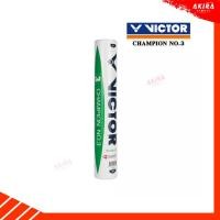 ราคา VICTOR ลูกแบดมินตัน รุ่น CHAMPION NO.3 ( 1 หลอด 12 ลูก ) (54601394395)