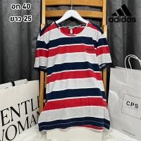 ราคา เสื้อยืดมือสองแบรนด์เนมแท้ เสื้อยืดอดิดาส adidas แท้ (14882586383)