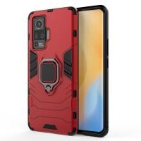 ราคา Vivo X50 Pro - Black Panther Slim Stand Ring Armor Case กันกระแทก (43455733329)