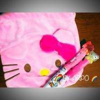 ราคา กระเป๋าหูรูดคิตตี้ เซตปากกา (915427965)