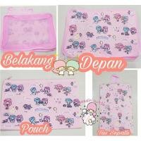 ราคา Little twin star and my melody Travel bag Shopping bag Set (27633013273)