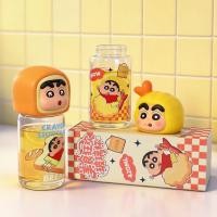 ราคา พรีออเดอร์ แก้วชินจัง แบบแก้ว ลิขสิทธิ์เเท้% ดีไซน์น่ารัก พกพาสะดวก (50256612149)