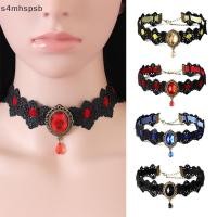 ราคา SD สร้อยคอลูกไม้สีดำคอปกสร้อยคอกำมะหยี่คริสตัลโกธิควินเทจ (29944203584)