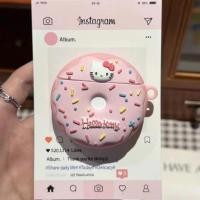 ราคา สีชมพู Doughnut Hello Kitty Airpods Pro2 กรณี Airpods 4/4 (ANC) ซิลิโคนอ่อนนุ่มกันกระแทกหูฟังสําหรับ AirPods 4/4 (anc) Pro2 3 Pro 2 1 (28051793248)