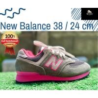 ราคา (Size 38/24cm) New Balance รองเท้าวิ่ง รองเท้าผ้าใบ ของแท้ มือสอง (22119570730)