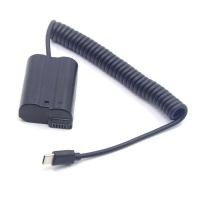ราคา USB 5 Type-C to EN-EL15 ENEL15 Dummy Battery Power Adapter EP-5B DC Coupler for Nikon Z6 Z7 D610 (29958973332)