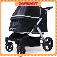 ราคา Dodopet รถเข็นสุนัข DX667 จุ35กก คันใหญ่ สีดำ (รถเข็นหมา รถเข็นแมว พับง่าย รถเข็นสัตว์เลี้ยง) (5967529102)
