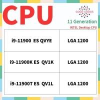 ราคา I9-11900 ES QVYE i9-11900K ES QV1K i9-11900T ES QV1L รุ่นที่สิบเอ็ด Intel Corey เดสก์ท็อป CPU LGA1200 (49556023161)