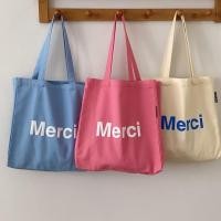 ราคา พร้อมส่ง ✨ กระเป๋าผ้า Merci Color Pastel (20944895876)