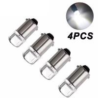 ราคา 2/4pcs LED ไฟแสดงสถานะหลอดไฟป้ายทะเบียน DC 12V BA9S T4W หลอดไฟ LED T2W T3W H5W หลอดไฟรถยนต์ 2 LED 2835 SMD 12913 12910 12929 (28207228147)