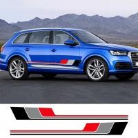 ราคา รถประตูกราฟิกด้านข้างสติกเกอร์ Trims Decals อุปกรณ์เสริมภายนอกสําหรับ Audi Q7 4M 4L Quattro S Line 2020 2007 2018 2016 2017auto ชิ้นส่วนตกแต่งรถ (47955042100)