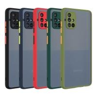 ราคา เคสหลังดำขอบสี Samsung Galaxy A71 5G/A71/ A51/A31 เคส TPU กันกระแทก (3767627573)