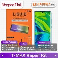 ราคา ชุดซ่อม T-MAX Xiaomi Mi CC9 Pro / Mi Note 10 / Mi Note 10 Pro TMAX (1 กระจกนิรภัย + กาว UV 1 อัน) (46203991543)