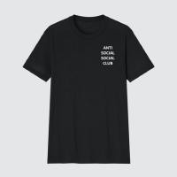 ราคา ANTI SOCIAL SOCIAL CLUB เสื้อยืดแขนสั้นพิมพ์ลายโลโก้ Anti Social Social Social Club DLX (47506125079)