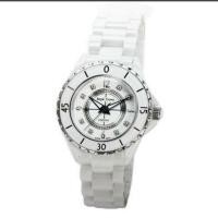 ราคา Royal Crown นาฬิกาข้อมือผู้หญิงประดับเพชร สายเซรามิก รุ่น 3821L-5 (White) (1184114360)