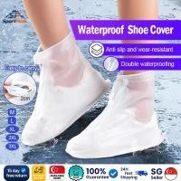 ราคา SportPeak Multi-size Reusable กันน้ํา Anti-Slip Rain Shoe Cover รองเท้ากันฝนทนทาน PVC พลาสติกรองเท้า (56755806706)