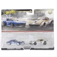 ราคา Hot wheels premium รุ่น Custom corvette stingray / 69 copo corvette pack 2 แพ็คสวย (42829018094)