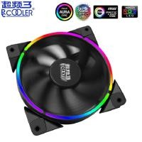 ราคา PcCooler RGB Single halo 12 ซม.คอมพิวเตอร์พัดลม 4PIN RGB Quiet PWM พัดลม 120 มม.CPU Cooler Water Cooling เปลี่ยนพัดลม (40017015153)