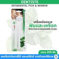 ราคา Dentiste INTERDENTAL PICK & MIRROR ที่ขูดหินปูน+กระจกส่องฟัน เดนทิสเต้ ที่ตรวจเช็คสุขภาพฟัน (47056217929)