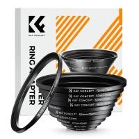 ราคา K&F Concept Step Up Ring Set 26-30/30-37/37-43/43-52/52-55/55-58/58-62/62-67/67-72-77/77/77-82 มม. (46350887180)