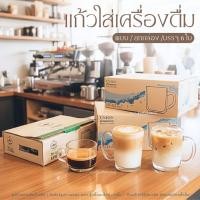 ราคา แก้วกาแฟ แก้วน้ำใส แก้วมีหูจับ มี 3 แบบ แก้วใส่กาแฟร้อน ชาร้อน มีหูจับ แข็งแรง ทรงสวย ยกกล่อง 6 ใบ (55603139563)