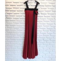 ราคา New Dress ออกงานอัดพลีท สีแดงเลือดหมู (9451353526)
