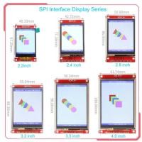 ราคา SPI TFT โมดูลจอแสดงผล LCD 2.2/2.4/2.8/3.2/3.5/4.0 นิ้ว, ILI9341/ILI9488/ST7796S Driver, 320x240/480x320, หน้าจอสัมผัสอุปกรณ์เสริม, สําหรับ Arduino/Raspberry Pi (52954657056)