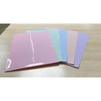 ราคา แฟ้ม A4 สีพาสเทล แฟ้มซองพลาสติกแฟ้มใส สีพาสเทล แฟ้มซองพลาสติก ซองใส่เอกสาร ขนาด A4 (43010480517)