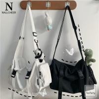 ราคา NALLCHEER กระเป๋าสะพายข้างผญ กระเป๋าผ้าแคนวาส สไตล์ญี่ปุ่น แฟชั่น กระเป้าสะพายผญ (25378999357)